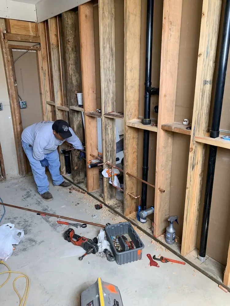 Commercial rough-in plumbing for Commercial Plumbing in Olney Estates